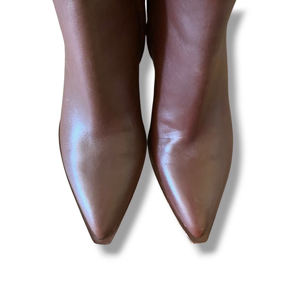New Dolce Vita Wmns Auggie Pointed Toe Kitten Heel Knee Tall Dress Boots Sz 8M - Picture 5 of 10